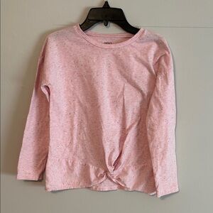 🦋 Carter's Pink Speckled Long Sleeve Tee. Size 12 girls.🦋